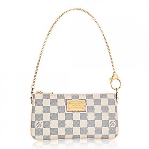 Louis Vuitton N60027 Pochette Milla MM Damier Azur Canvas