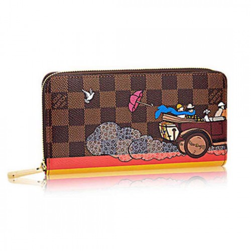 Louis Vuitton N61240 Zippy Wallet Evasion Damier Ebene Canvas