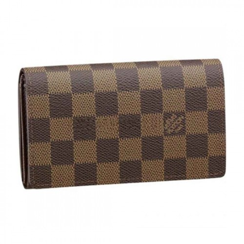 Louis Vuitton N61736 Tresor Wallet Damier Ebene Canvas