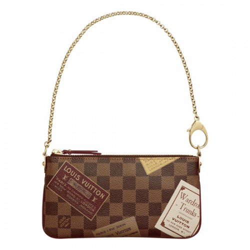 Louis Vuitton N63080 Pochette Milla MM Damier Ebene Canvas