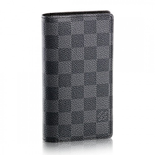 Louis Vuitton R20975 Pocket Agenda Cover Damier Graphite Canvas