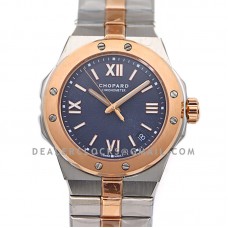 Alpine Eagle Large 41mm Blue Dial in Steel/Rose Gold