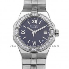 Alpine Eagle Large 41mm Blue Dial with Diamond Bezel in Steel