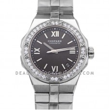 Alpine Eagle Large 41mm Grey Dial with Diamond Bezel in Steel