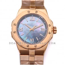 Alpine Eagle Large 41mm MOP Dial in Rose Gold