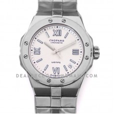 Alpine Eagle Large 41mm Wempe 5th Avenue Edition White Dial in Steel