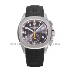 Aquanaut 5968A Grey Dial on Black Rubber Strap in Steel