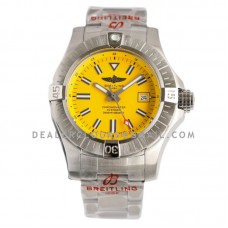 Avenger II Seawolf Yellow Dial in Steel Ref: A17319101I1A1