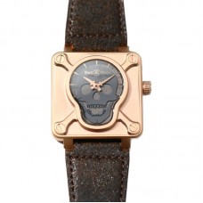 BR 01 Skull Bronze Black