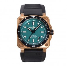 BR 03-92 Diver Black & Green Bronze