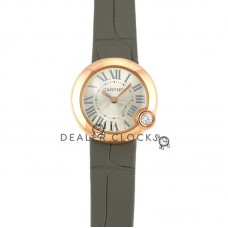 Ballon Blanc 30mm Silver Dial in Rose Gold