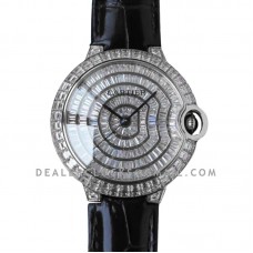 Ballon Bleu de Cartier 42mm Diamond Paved Dial in Steel