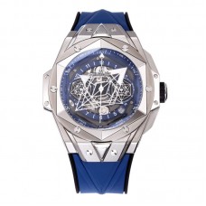 Big Bang Sang Bleu II Blue Dial in Titanium
