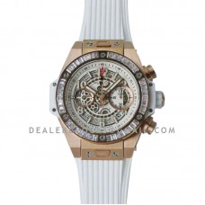 Big Bang Unico Gold White with Diamond