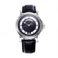 Breguet Marine Automatic Big Date 5817 Black Dial Watch in Steel