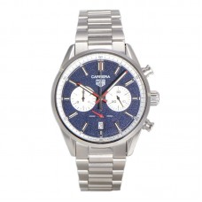 Carrera Chronograph 43 Blue Dial