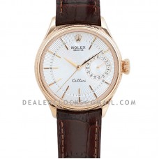 Cellini Date 50515 White Dial in Everose Gold