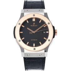 Classic Fusion Automatic 42mm Black Dial on Steel/Rose Gold
