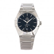 Constellation Co-Axial Chronometer 39mm Black Dial in Steel