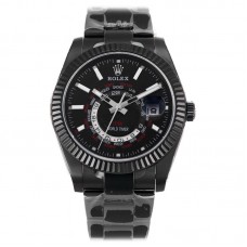 DIW Sky Dweller Black DLC Red Worldtimer