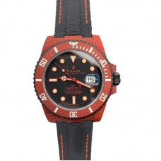 DIW Submariner Red Carbon