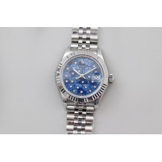 Datejust 28 279384RBR Floral Motif Dial in Steel