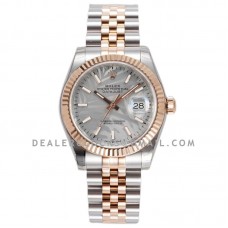 Datejust 36 126231 Silver Dial in Steel/Everose Gold on Jubilee Bracelet