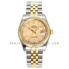 Datejust 36 126233 Golden Motif Dial in Steel/Yellow Gold in Jubilee Bracelet