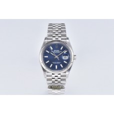 Datejust 36 126334 Bright Blue Dial Stick on Jubilee Bracelet