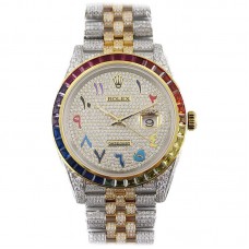 Datejust 41 126300 Diamond Dial Arabic Markers in Yellow Gold on Jubilee Bracelet