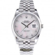 Datejust 41 126334 MOP Dial Diamond Markers on Jubilee Bracelet