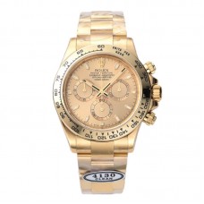 Daytona 116508 Champagne Dial in Yellow Gold