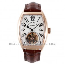 Giga Tourbillon White Dial on Rose Gold