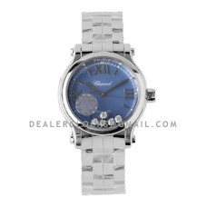 Happy Sport Automatic 33mm Blue MOP Dial in Steel