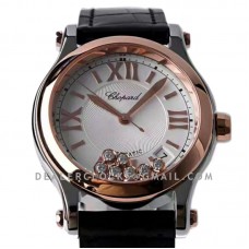 Happy Sport Automatic Black in Rose Gold