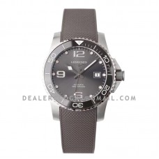 HydroConquest Grey Dial on Rubber Strap Ref: L3.781.4.76.9