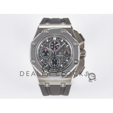 Royal Oak Offshore Schumacher SS TKF Best Edition Gray/Black Dial on Gray Rubber Strap A3126