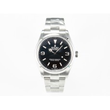 Explorer 36 904L Steel KRF 1:1 Best Edition Black Dial on SS Bracelet PT5000 V2