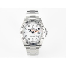 Explorer II 42mm 226570 904L SS Clean 1:1 Best Edition White Dial on Bracelet DD3285 CHS