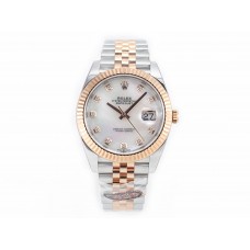 Datejust 126331 41mm 904L SS/RG Clean 1:1 Best Edition MOP Diamond Dial on Jubilee Bracelet VR3235