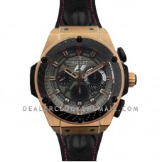 King Power F1 Grey Dial Chronograph in Rose Gold