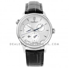 Master Control Geographic White Dial in Steel