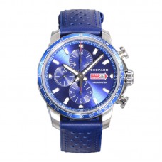 Mille Miglia GTS Chrono Blue Dial in Steel