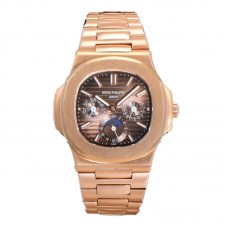 Nautilus 5740 Brown Dial in Rose Gold