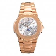 Nautilus 5740 White Dial in Rose Gold