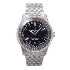 Navitimer Automatic 41 Black Dial in Steel on Bracelet