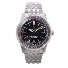 Navitimer Automatic 41 Black Dial in Steel on Bracelet Ref. A17326241B1A1