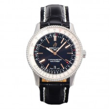Navitimer Automatic 41 Black and White Dial in Steel
