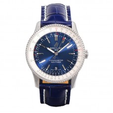 Navitimer Automatic 41 Blue and White Dial in Steel