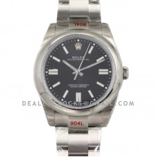 Oyster Perpetual 41mm Bright Black Dial 114300